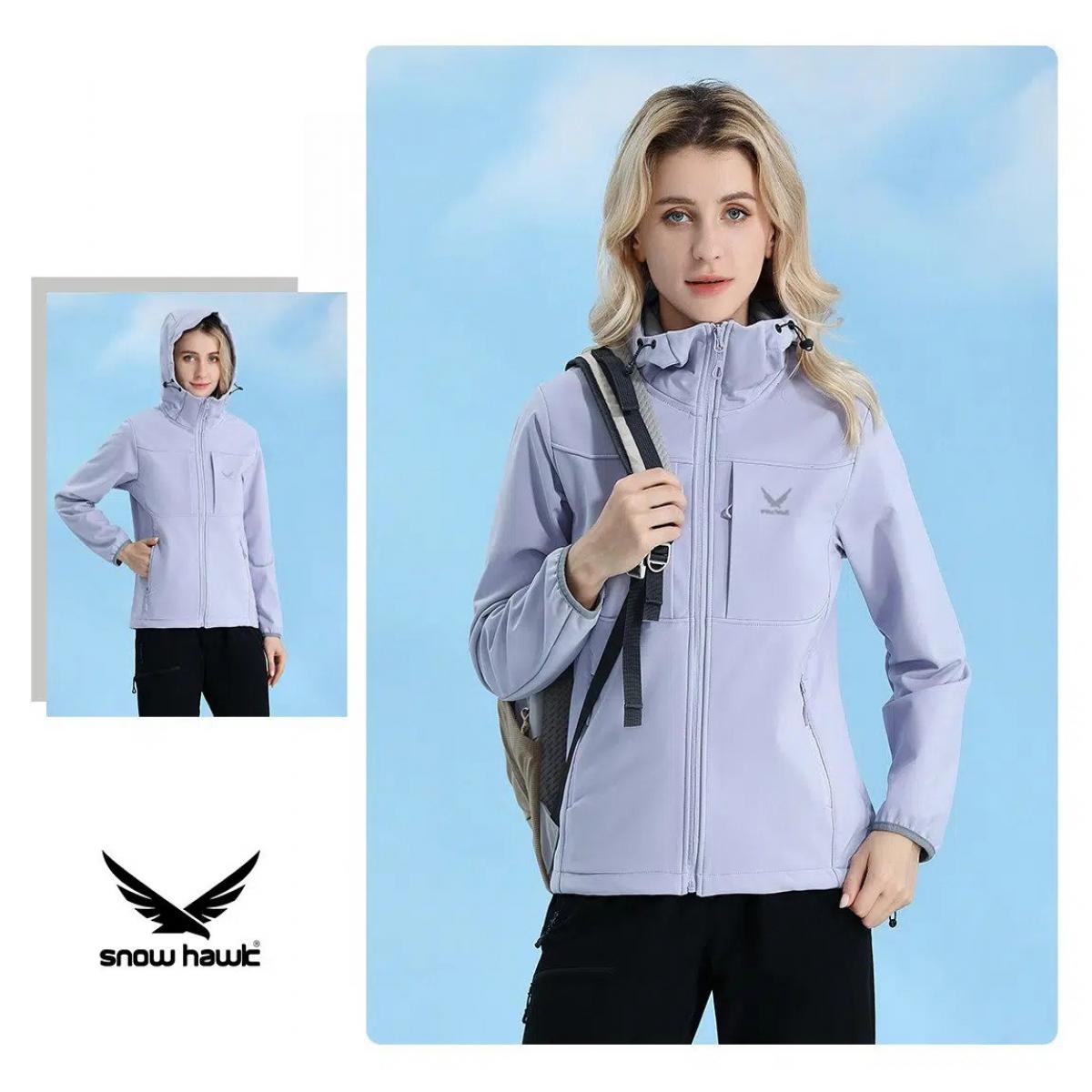 ‏کاپشن وینداستاپر زنانه 68080‏ ‏یاسی‏ - women’s windstopper jacket