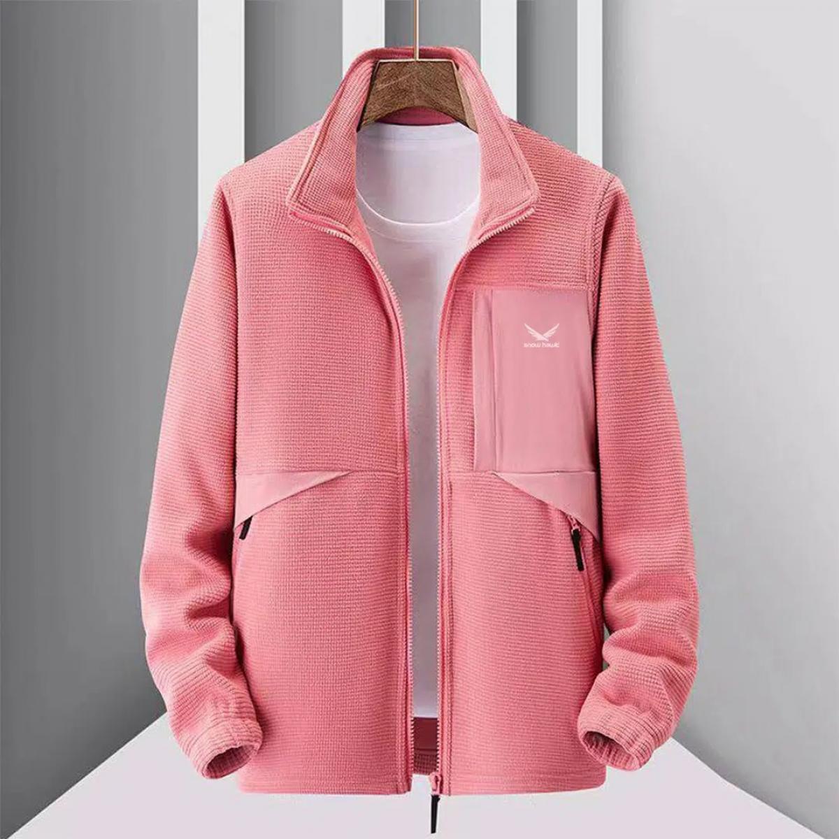   کاپشن تک پوش پلار زنانه 2381B صورتی - women’s polar jacket code SN-2381B