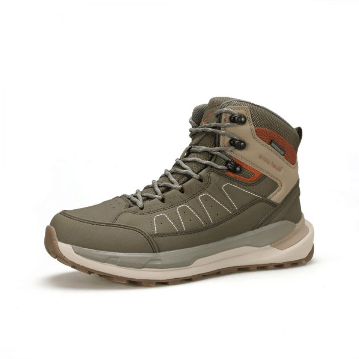 ‏کفش طبیعتگردی مردانه مدل trek sn-s1117‏ ‏زیتونی - men’s boots TREK model code SN-S1117M