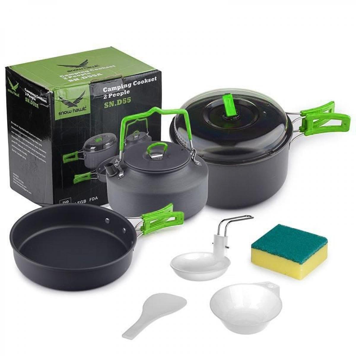 ست ظروف دونفره مدل d55 -  glass lid dishes set for 2 person code C11-D55