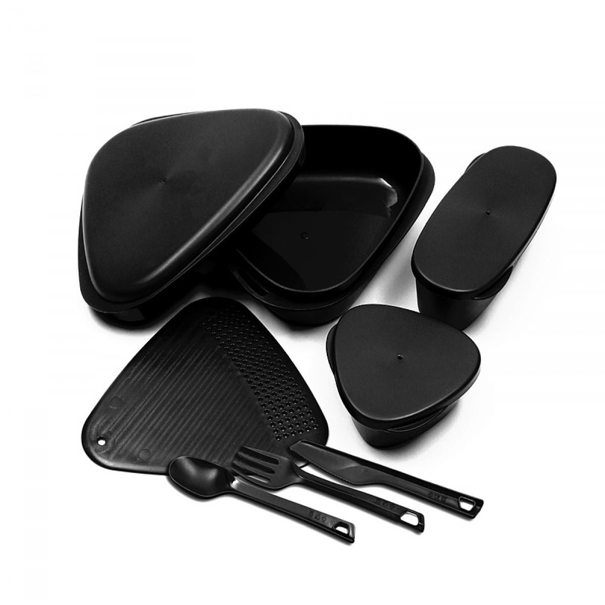ست ظروف مثلثی (8تکه)  - 8-Piece Triangular Lunch Kit 45816