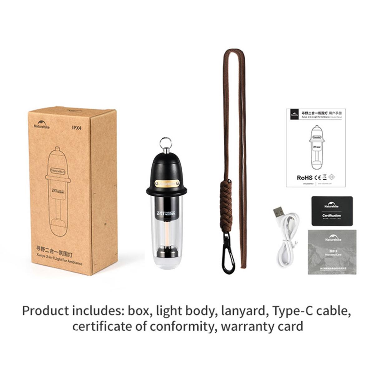 ‏چراغ کمپینگ مدل CNK2350ZM010 xun ye 2n1‏ -  Camping Hanging Light Model CNK2350ZM010