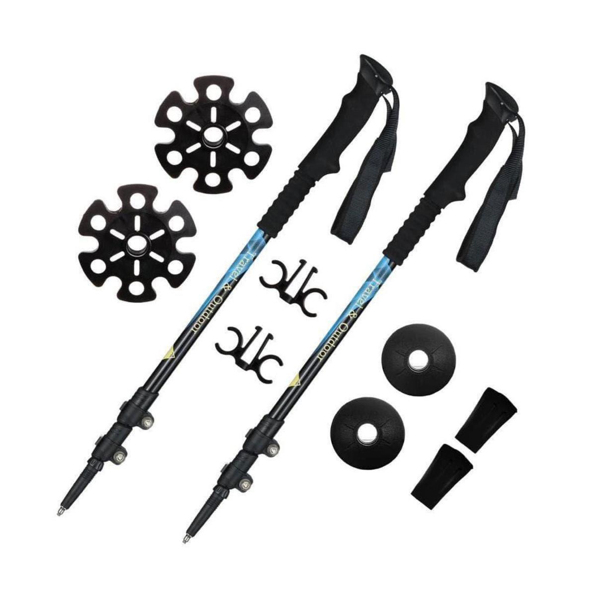 باتوم دو عددی کلیپسی کد 47511 -  Clip Lock Trekking Pole Model 47511