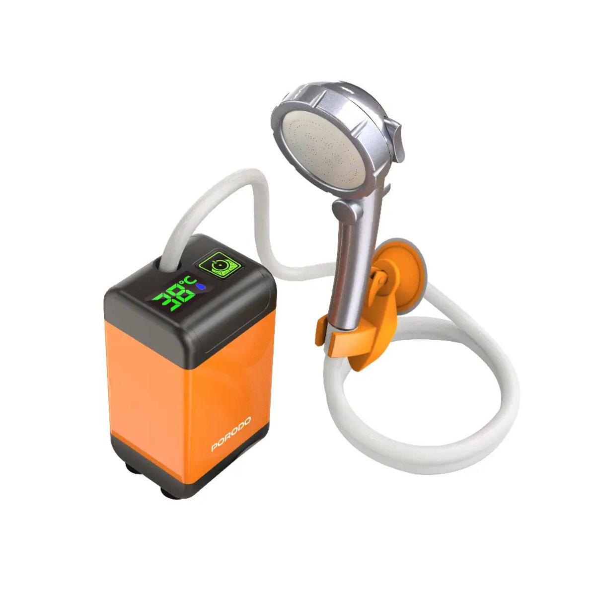 دوش و بیده شارژی کمپینگ مدل PD-LFST021-OG - Portable Electric Shower Pump