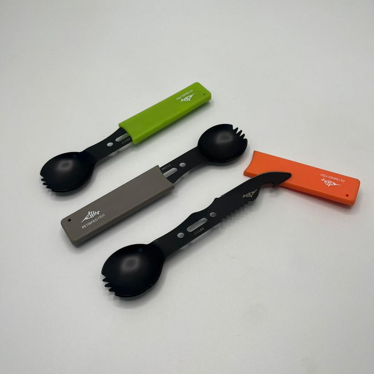 قاشق و چاقو سوت دار - spork and knife
