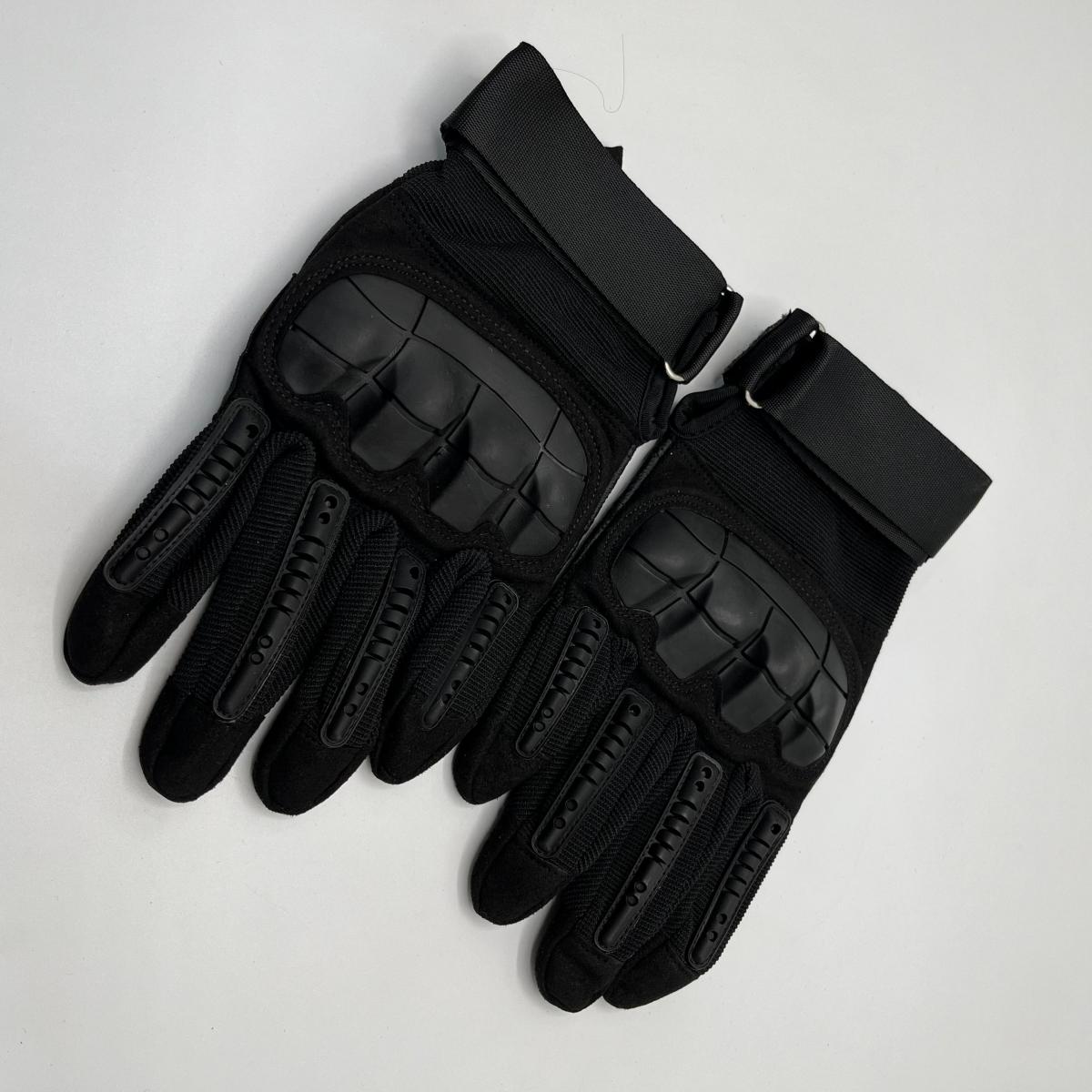 ‏دستکش تمام پنجه سیکن‏ مشکی - gloves