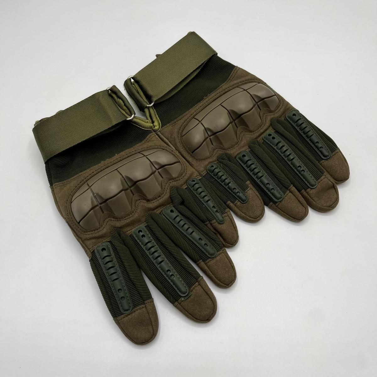 ‏دستکش تمام پنجه سیکن‏ ‏زیتونی‏ - gloves