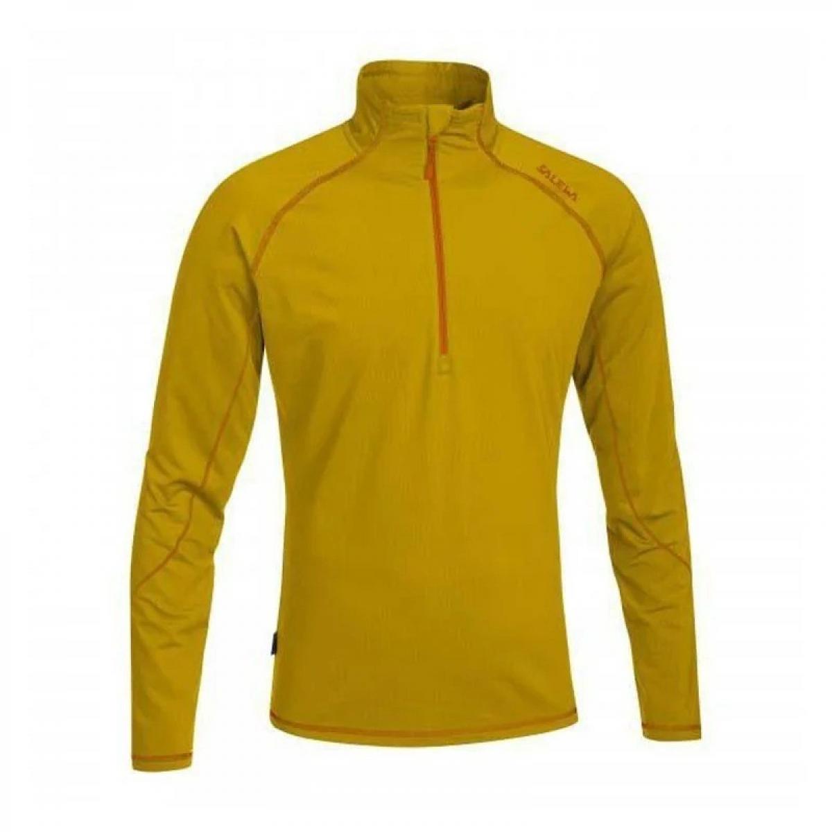  نیم زیپ‏ زرد - Half zip blouse