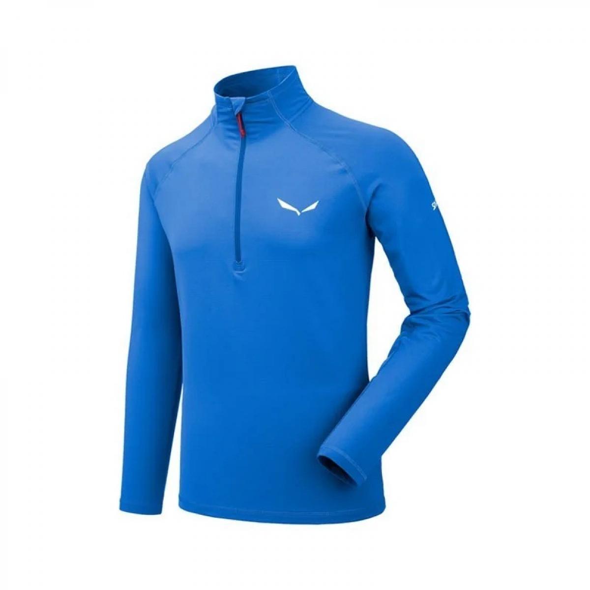  نیم زیپ آبی - Half zip blouse