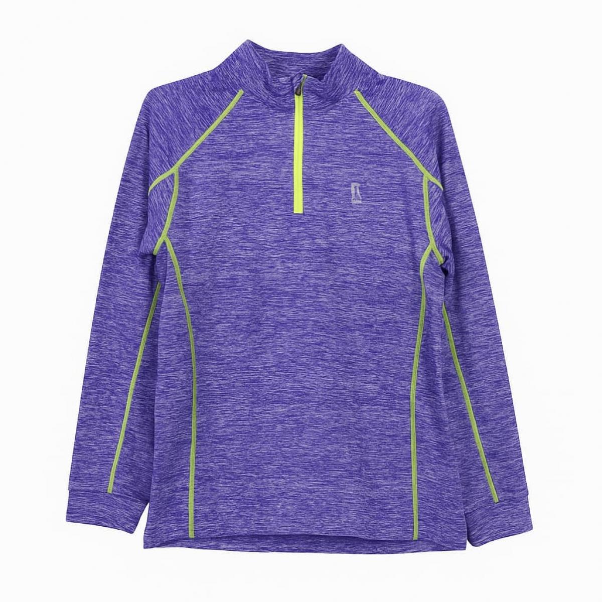بولیز نیم زیپ زنانه بنفش - Half zip blouse