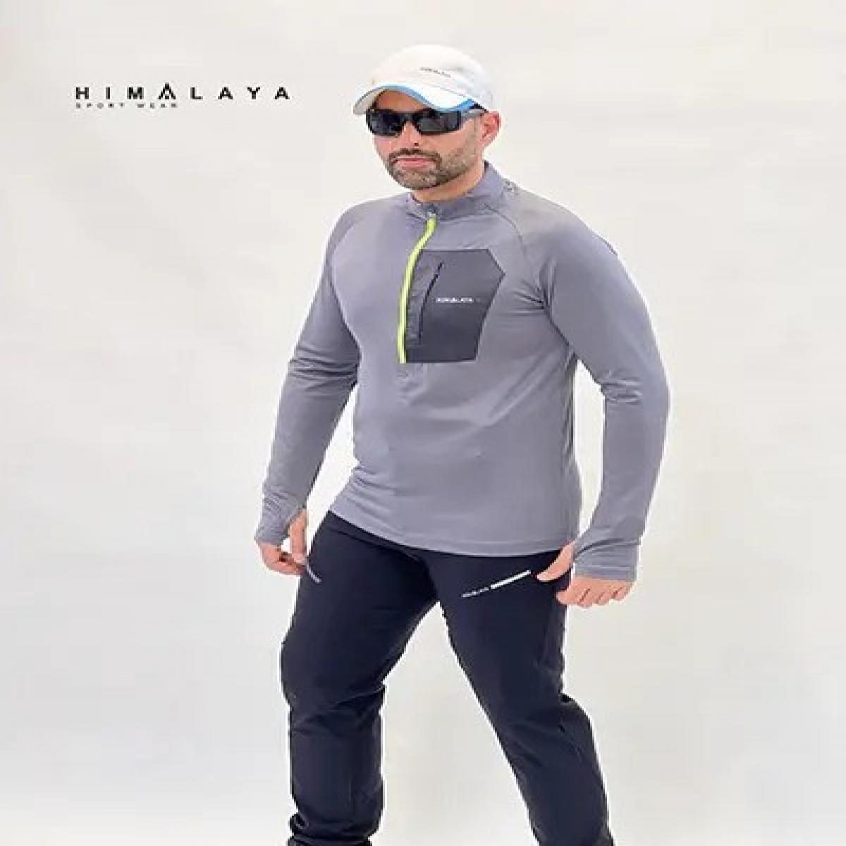 بلوز نیم زیپ M میکرو جیبی نوک مدادی - Half zip blouse