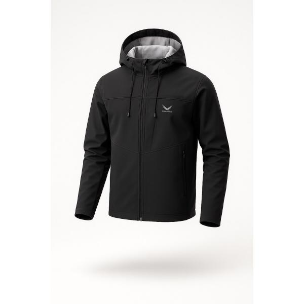 ‏کاپشن وینداستاپر زنانه مدل SN-C2173W‏ ‏مشکی