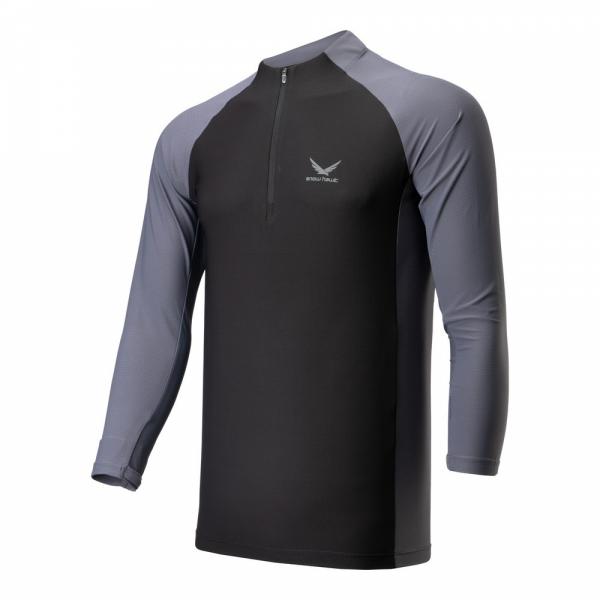 ‏تیشرت نیم زیپ آستین بلند مردانه ‏نوک مدادی مدل SN-C2171‏ 